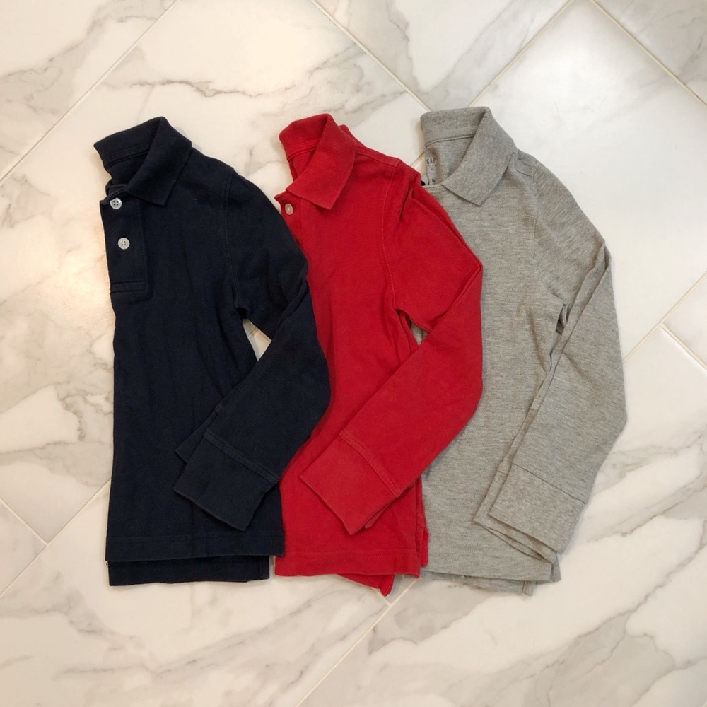 Gap Long Sleeve Polo Bundle